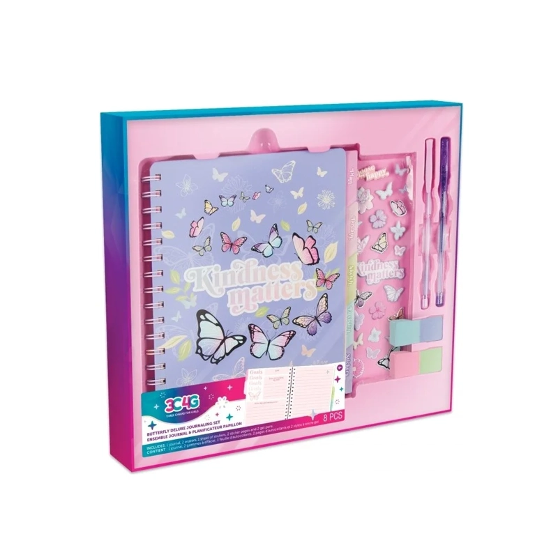 CUADERNO ORGANIZADOR AGENDA TAPA DURA MAKE IT REAL LILA ROSA - 1