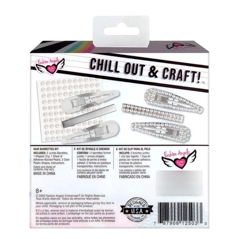 KIT PINCHES PARA EL PELO CREA Y DECORA PINZA FASHION ANGELS - 3