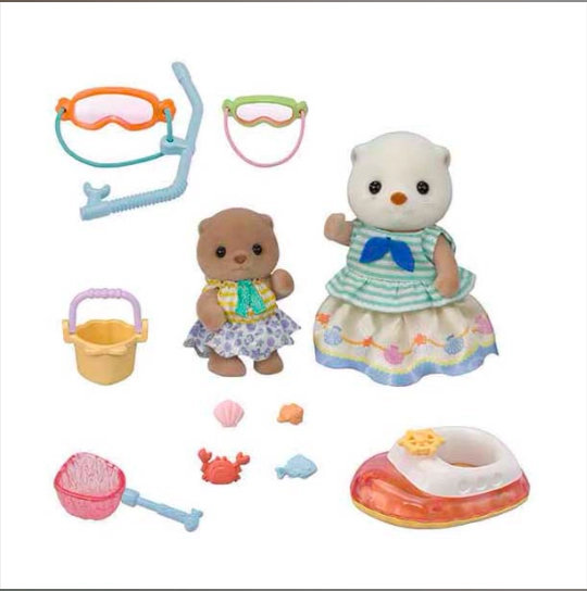 SYLVANIAN FAMILIES 5804 HERMANAS NUTRIA JUGUETE - 2