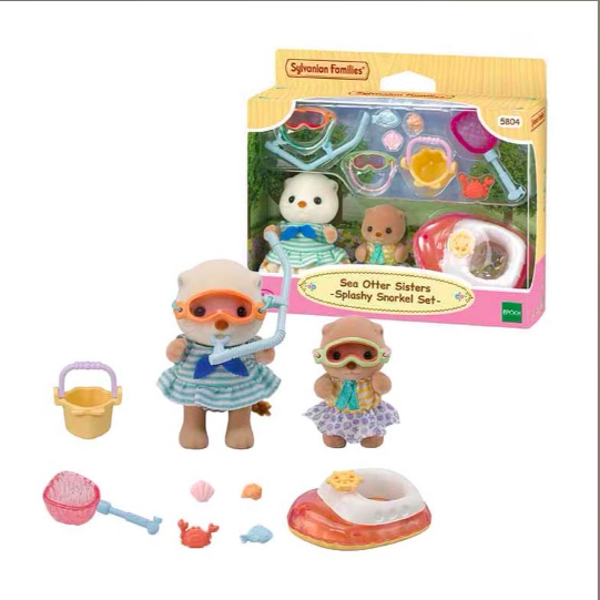 SYLVANIAN FAMILIES 5804 HERMANAS NUTRIA JUGUETE - 4