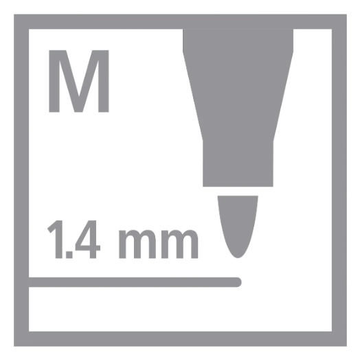 STABILO TIRALINEAS PEN 68 METALLIC ESTUCHE METAL 8 UNIDADES - 6