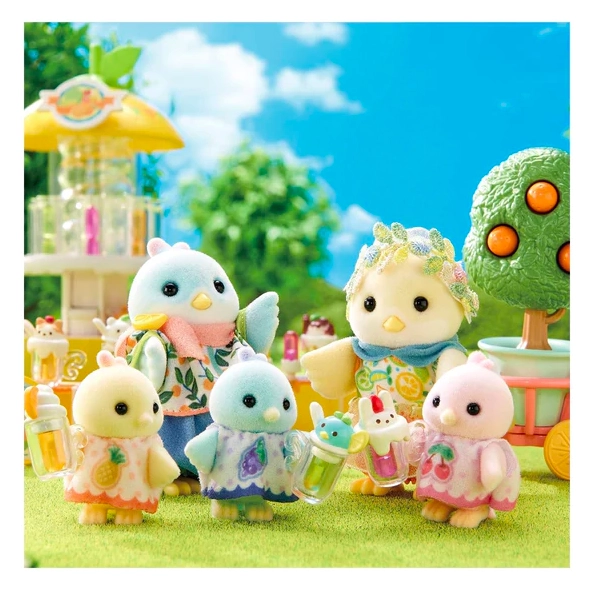 FAMILIA PAJARO CITRICO 5860 JUGUETE SYLVANIAN FAMILIES - 3
