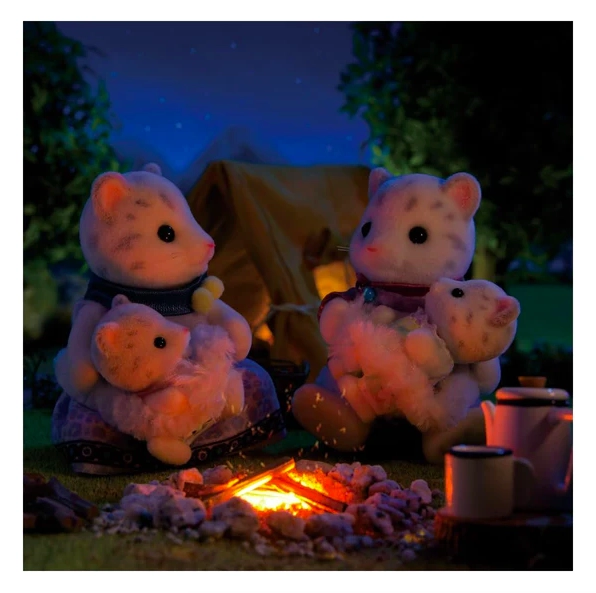 FAMILIA LEOPARDO DE LAS NIEVES SYLVANIAN FAMILIES - 4