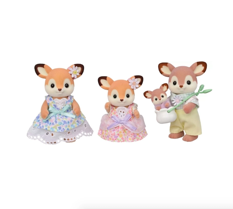 SYLVANIAN FAMILIES FAMILIA DE CIERVOS Y BEBE - 2
