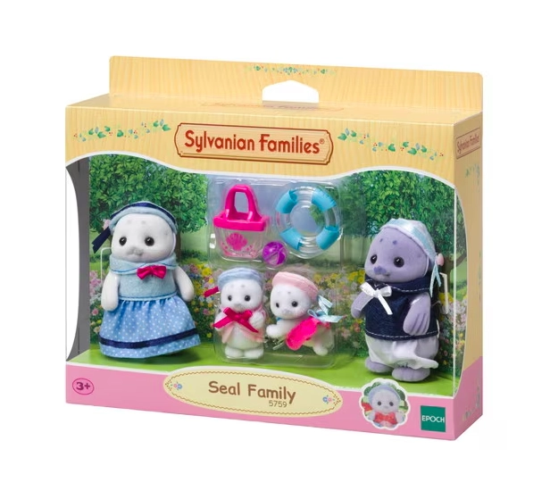 SYLVANIAN FAMILIES FAMILIA DE FOCAS 5759 JUGUETE - 1