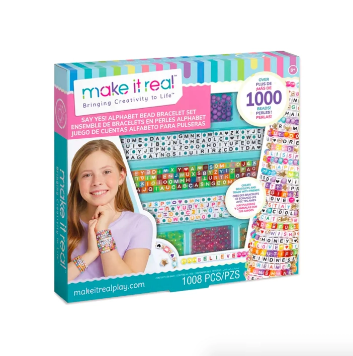 SET HACER PULSERAS ALFABETO NIÑAS/OS MAKE IT REAL - 1