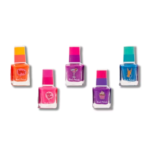 SET 5 ESMALTES DE UÑAS CAMBIA DE COLOR CREATE IT - 2