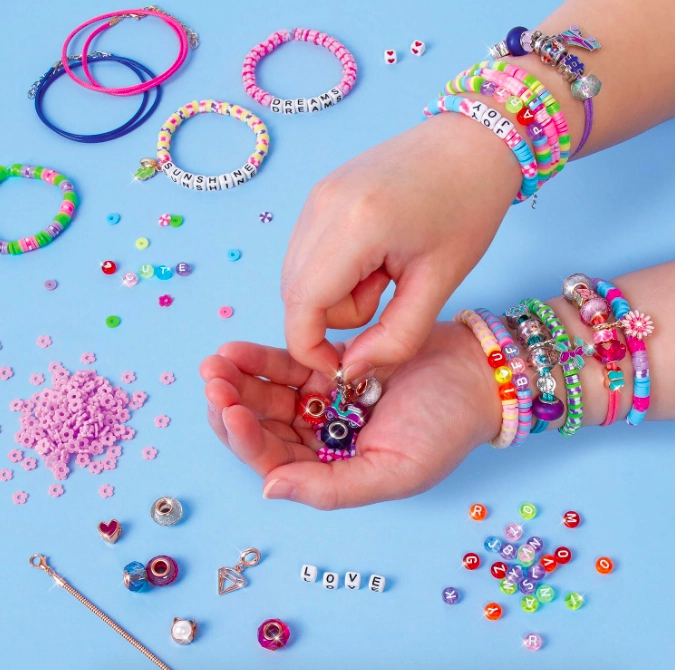 SET ESTUDIO CREA TUS PULSERAS NIÑAS/OS MAKE IT REAL - 4