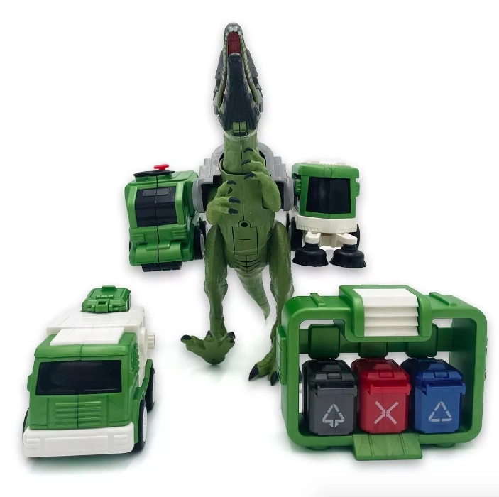 DINOSAURIO SANITIZADOR CON LUCES Y SONIDOS MAGNETICS - 3