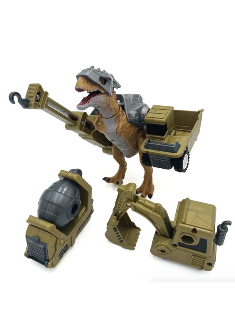 DINOSAURIO JUGUETE CONSTRUCTOR CON LUCES Y SONIDOS - 2