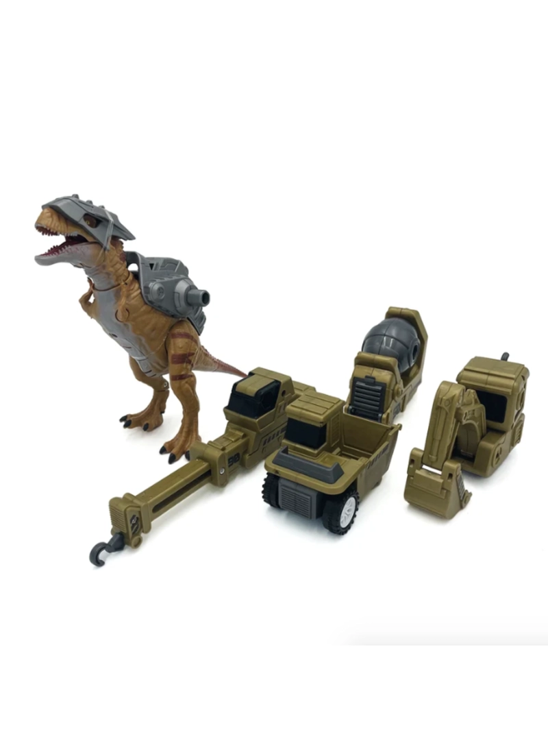 DINOSAURIO JUGUETE CONSTRUCTOR CON LUCES Y SONIDOS - 3