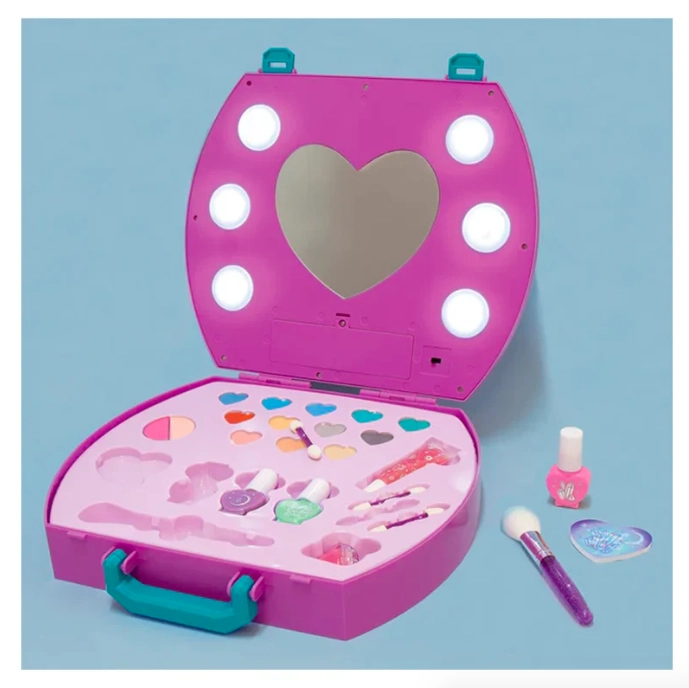 SET ESTUDIO MAQUILLAJE NIÑAS CON LUZ MAKE IT REAL - 3