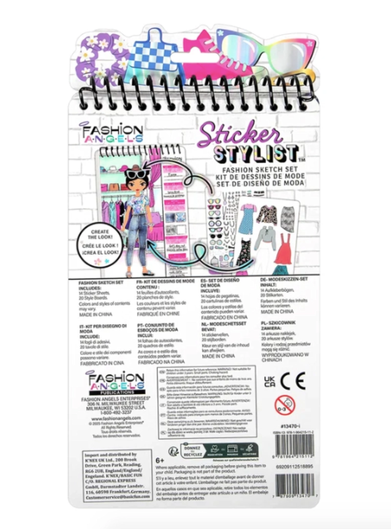 PORTAFOLIO COMPACTO BOCETOS DISEÑOS STYLIST FASHION ANGEL - 2