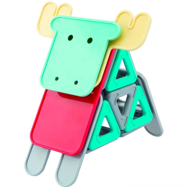 BLOQUES MAGNETICOS MINI ANIMALES 41 PIEZAS JUGUETE - 2
