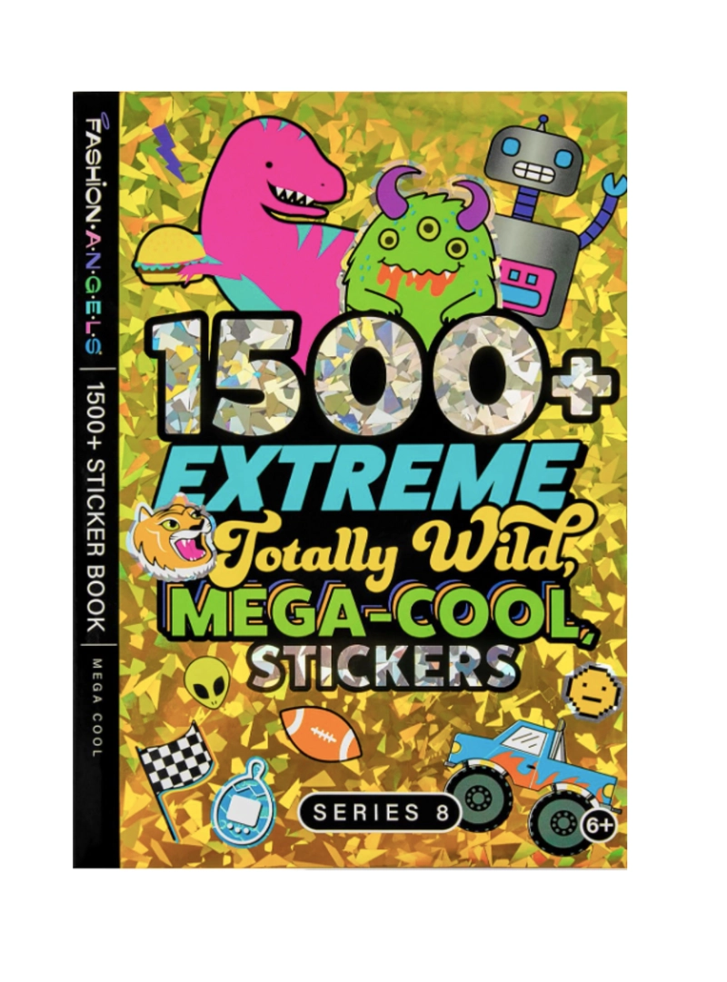 LIBRO CON STICKERS 1000 MEGA COOL FASHION ANGELS - 2
