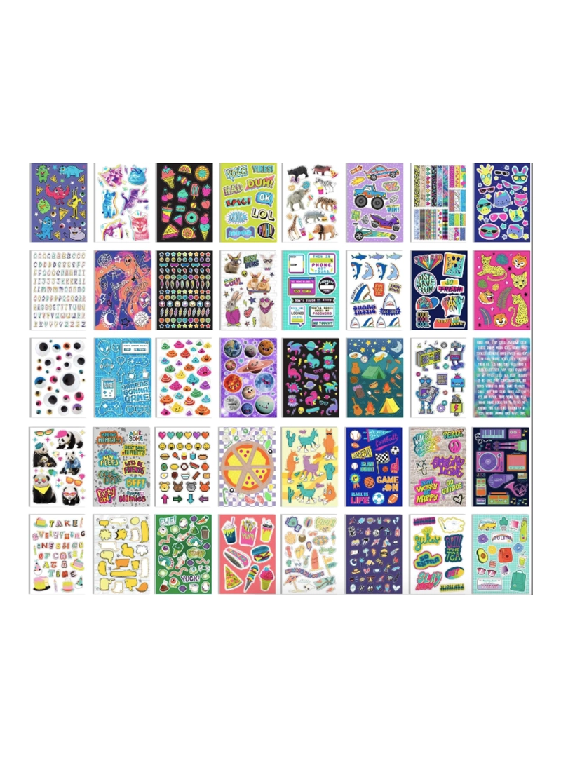 LIBRO CON STICKERS 1000 MEGA COOL FASHION ANGELS - 4