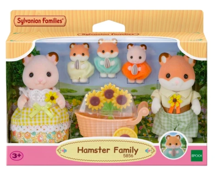 SYLVANIAN FAMILIES FAMILIA DE HAMSTERS BEBE S TRILLIZOS - 1