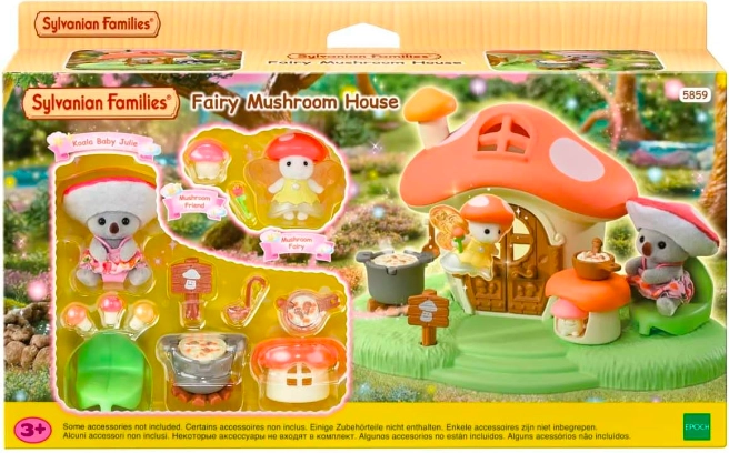 SYLVANIAN FAMILIES CASA HONGO BEBE  Y HADA TERNURINES - 1