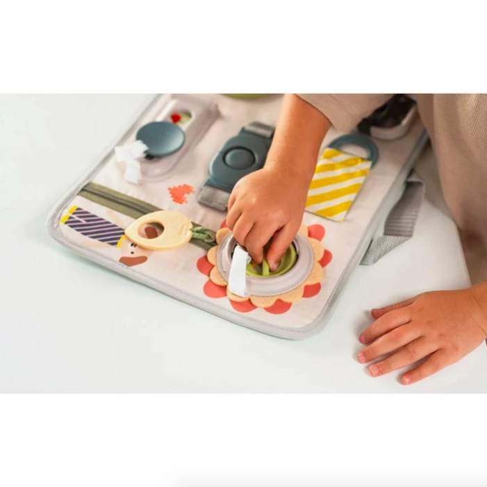 TABLERO PARA APRENDER ABROCHANDO PARA BEBE S INTERACTIVO TAF - 2