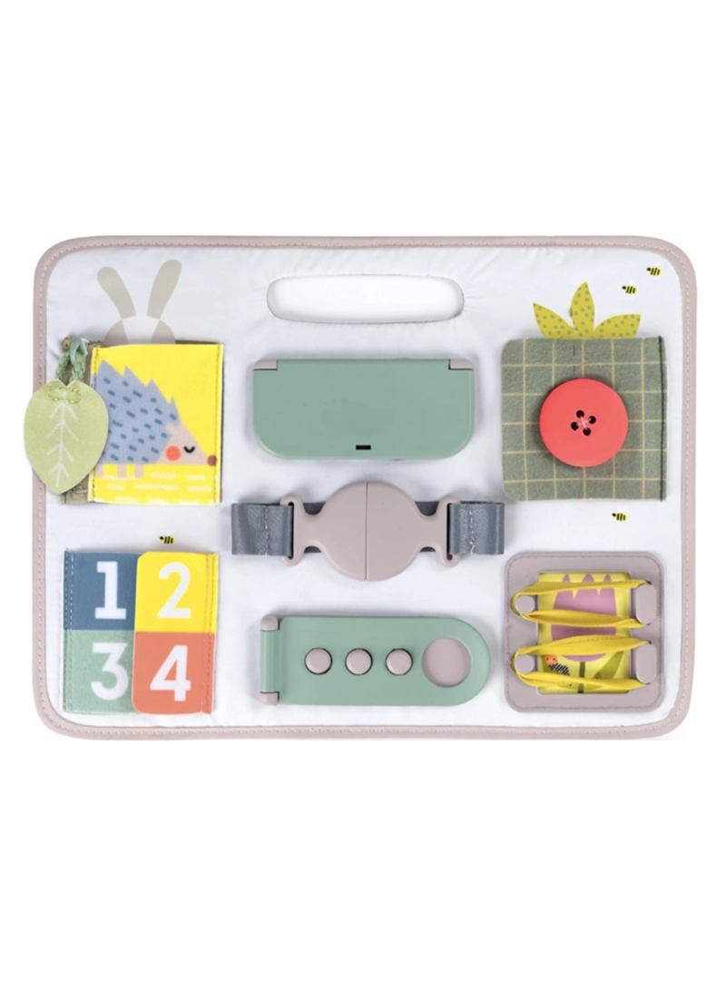 TABLERO DE HEBILLAS Y ACTIVIDADES PARA BEBE S APRENDIZAJE TAF - 1