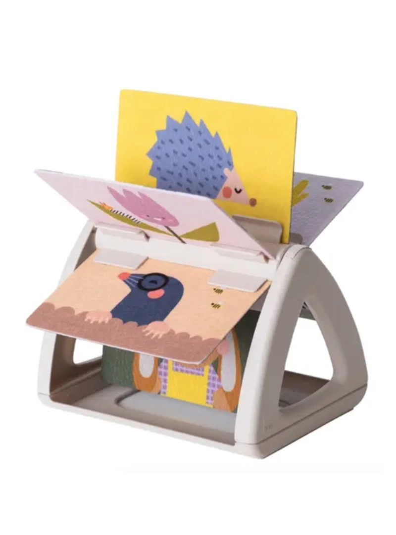 LIBRO GIRATORIO TIEMPO BOCA ABAJO BEBE S DIDACTICO TAF - 1