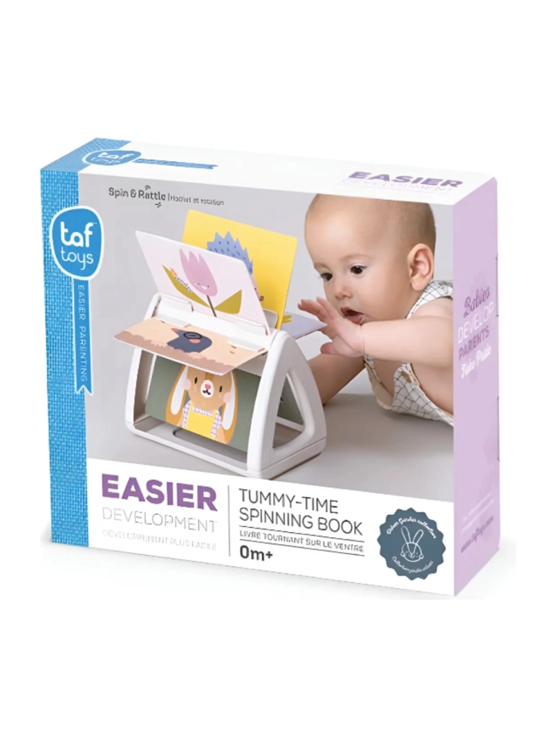 LIBRO GIRATORIO TIEMPO BOCA ABAJO BEBE S DIDACTICO TAF - 2