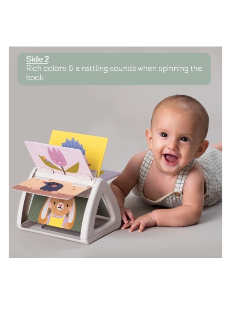 LIBRO GIRATORIO TIEMPO BOCA ABAJO BEBE S DIDACTICO TAF - 3