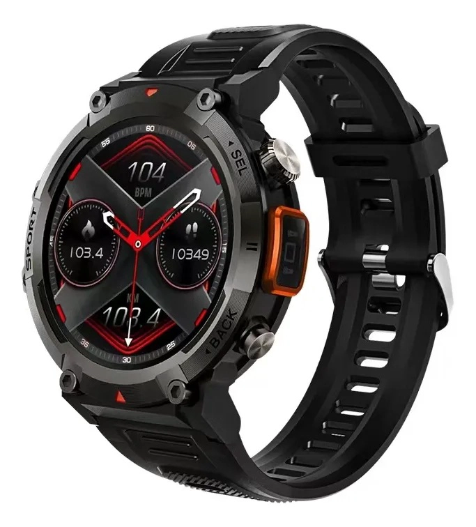 RELOJ INTELIGENTE SMARTWATCH K56 PRO BLUETOOTH VERDE CAMO - 2