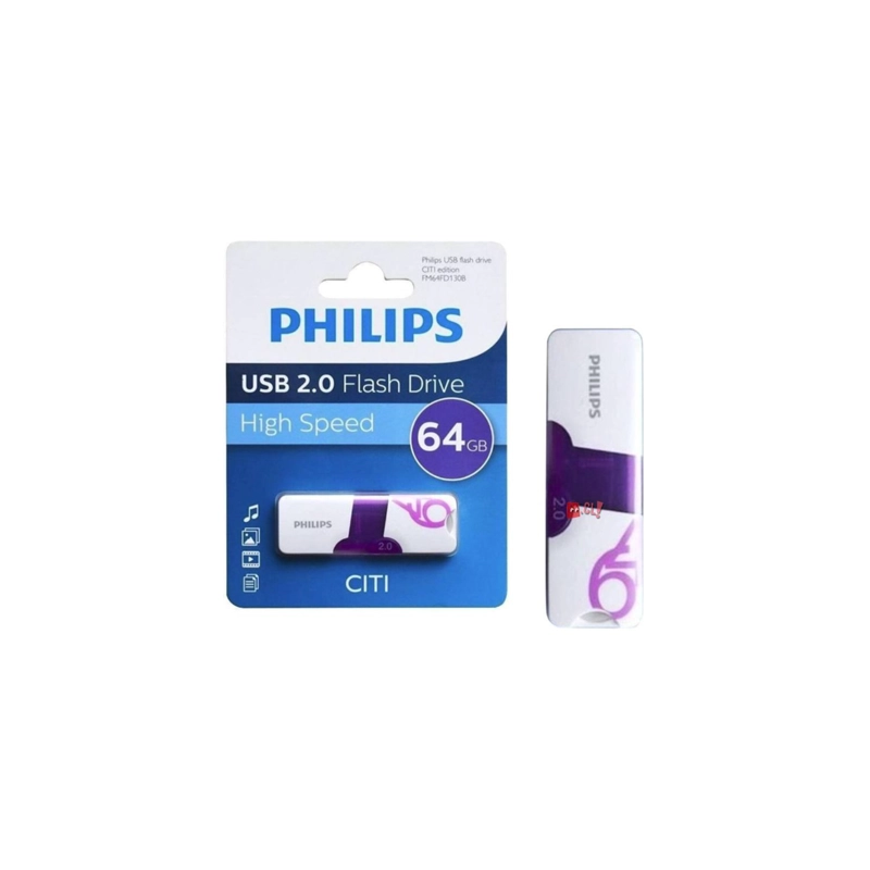 PENDRIVE PHILIPS 64GB CITI - PS - 1