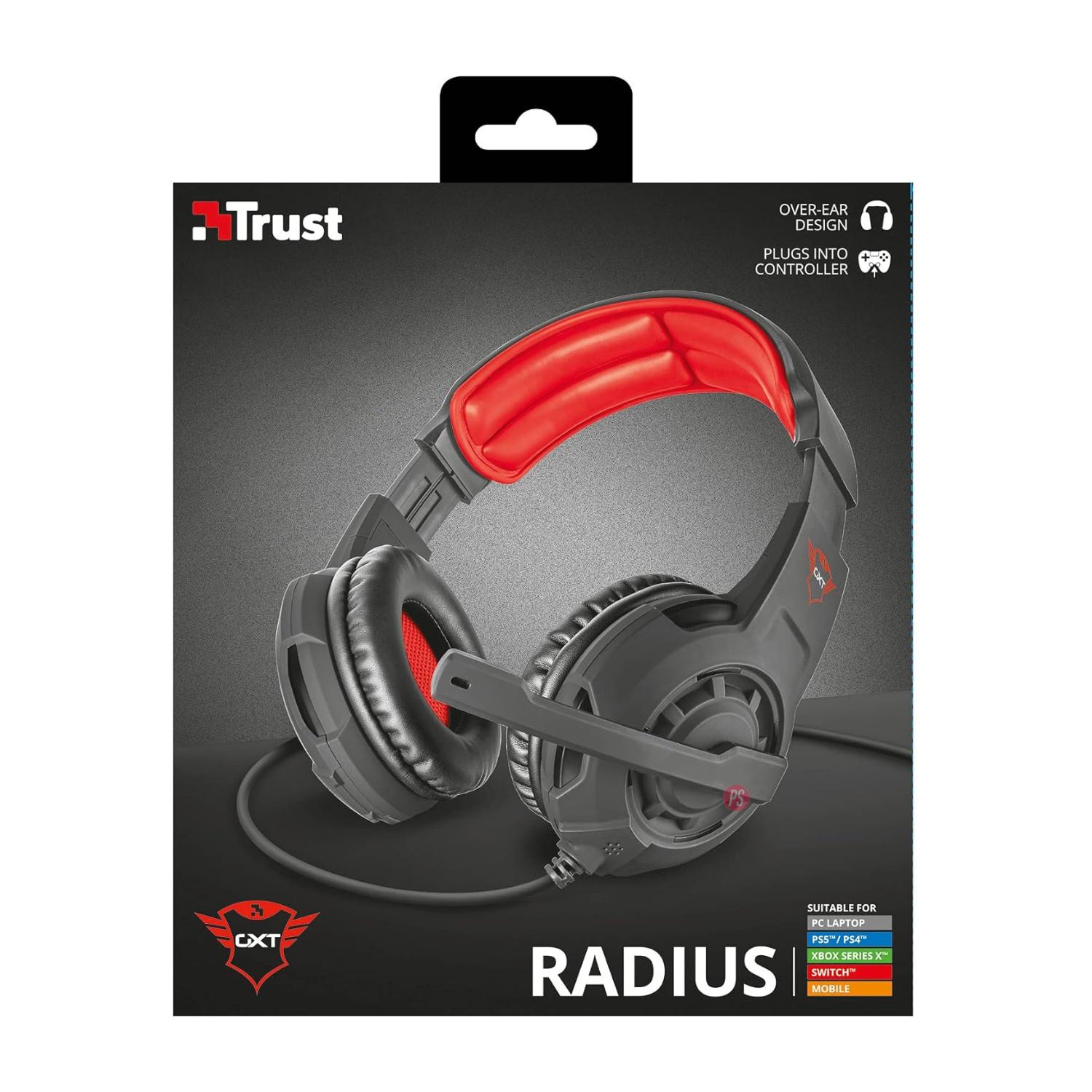 AUDÍFONOS GAMER TRUST HEADSET GXT 310 RADIUS MULTIPLATAFORMA PS - 6
