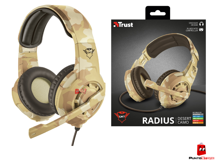 AUDÍFONOS GAMER TRUST HEADSET GXT 310D RADIUS MULTIPLATAFORMA PS - 3