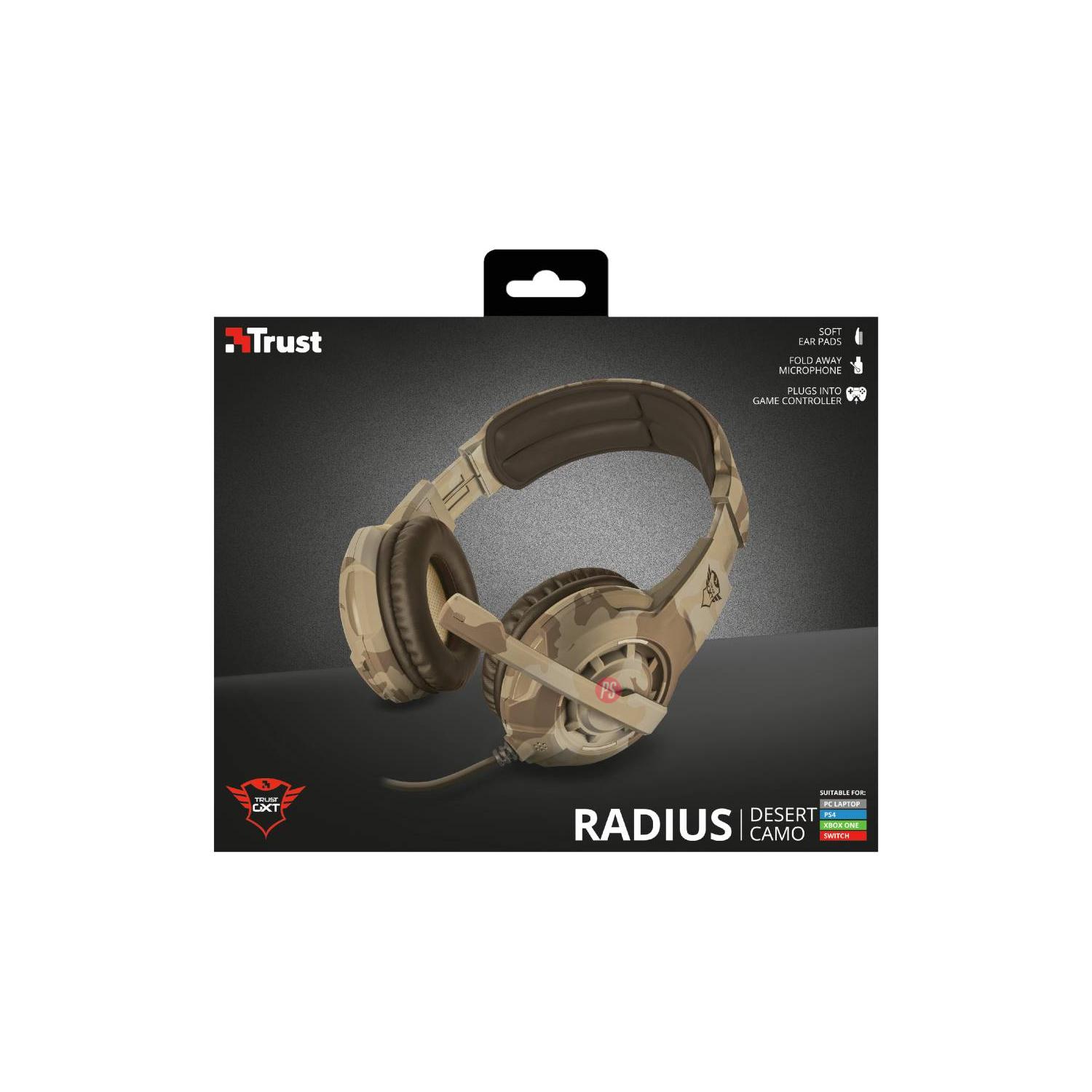 AUDÍFONOS GAMER TRUST HEADSET GXT 310D RADIUS MULTIPLATAFORMA PS - 7