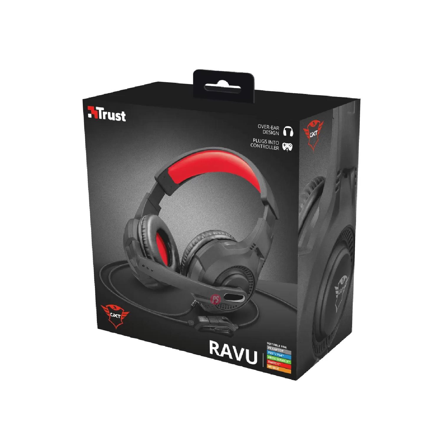 AUDÍFONOS GAMER TRUST HEADSET GXT 307 RAVU MULTIPLATAFORMA PS - 6