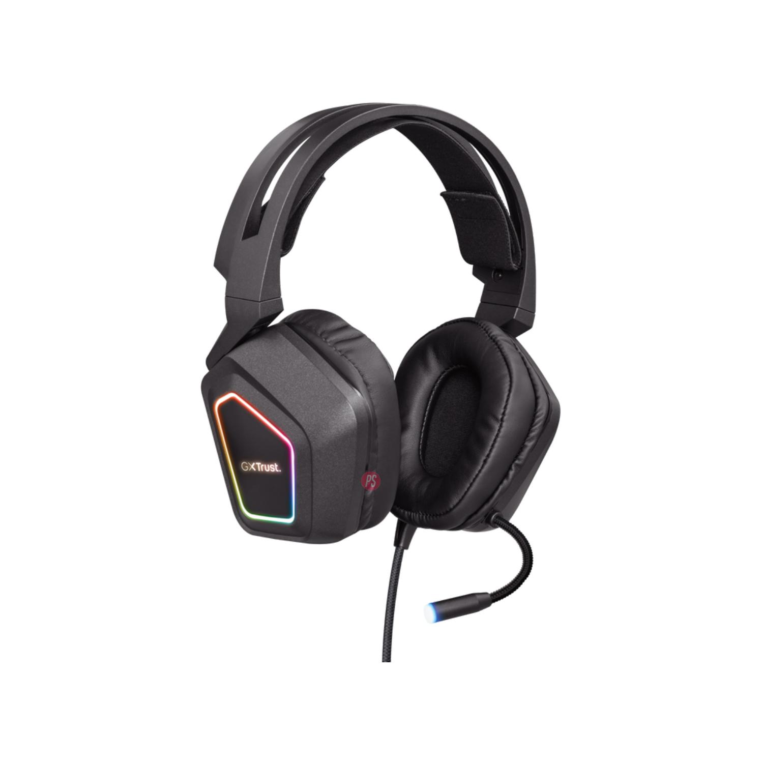 AUDÍFONOS GAMER TRUST HEADSET GXT 450 BLIZZ RGB SONIDO 7.1 PS - 6
