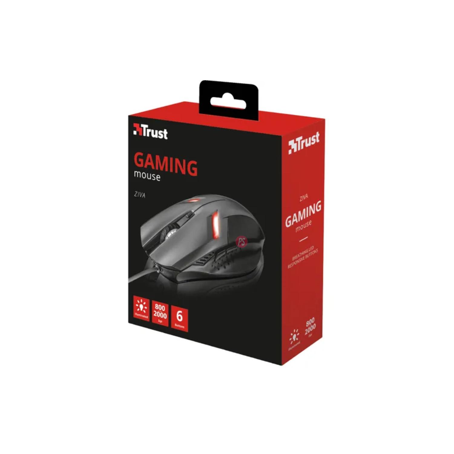 MOUSE GAMER ILUMINACIÓN ZIVA - PS - 4