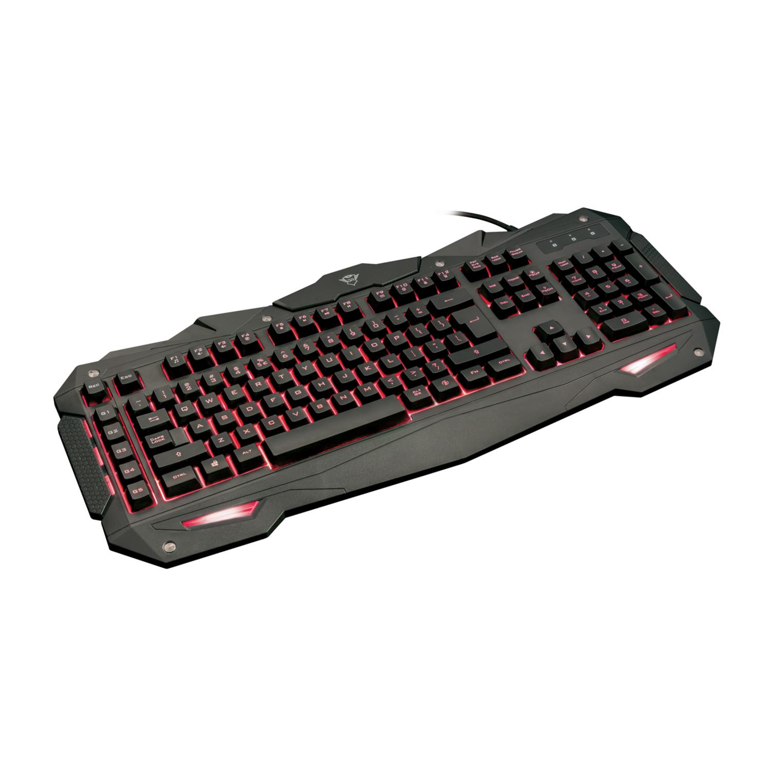 TECLADO GAMER LED DE 3 COLORES GXT 840 MYRA - PS - 1