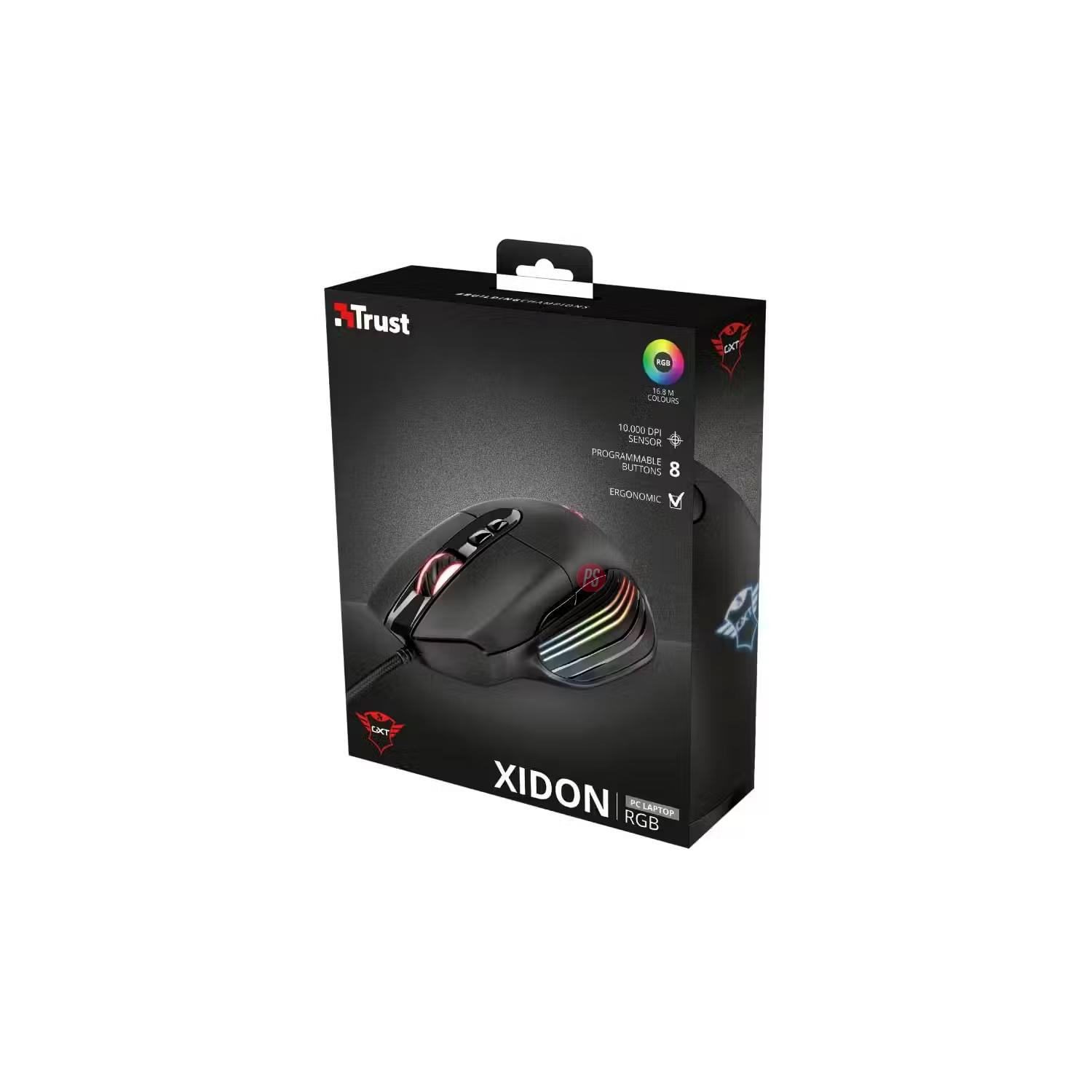 MOUSE GAMER RGB 10000DPI GXT 940 XIDON - PS - 5