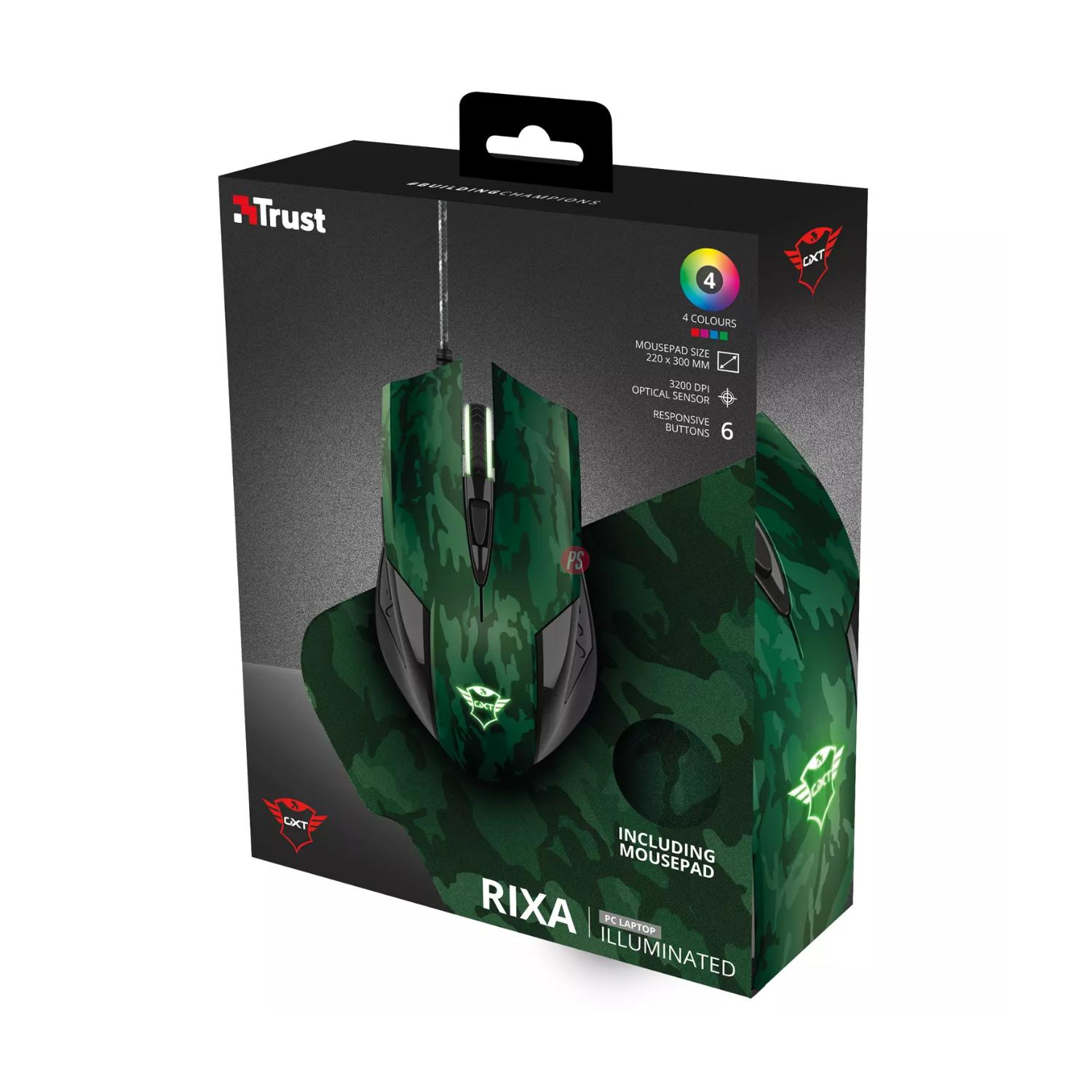 MOUSE GAMER Y MOUSE PAD GAMER GXT 781 RIXA - PS - 6