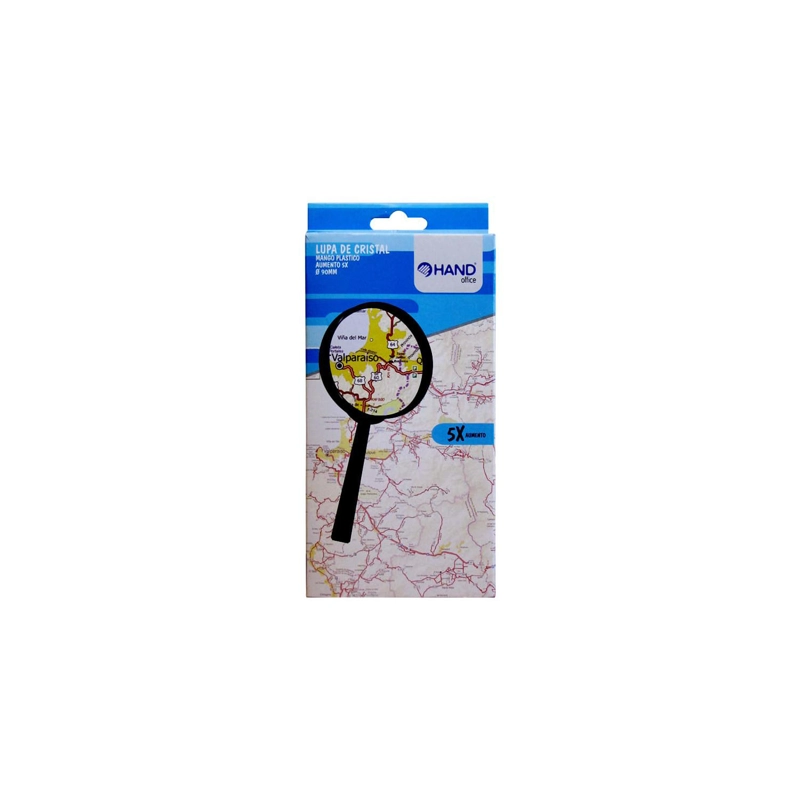LUPA PUNTOSTORE CRISTAL DIÁMETRO 9 CMS CON AMENTO 5X HAND PS - 1