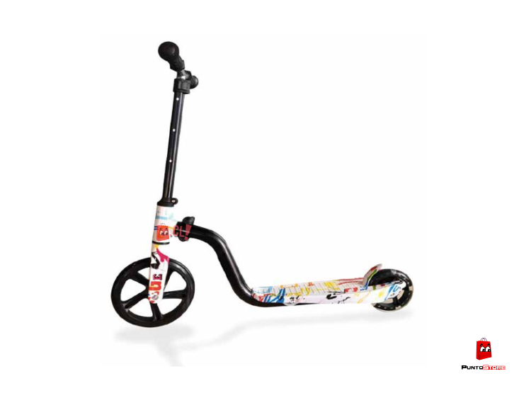 SCOOTER PUNTOSTORE ALUMINIO DISEÑO BLANCO 2 RUEDAS ILUMINACIÓN PS - 1