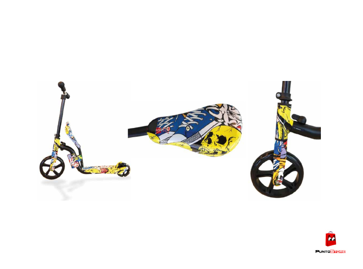 SCOOTER PUNTOSTORE ALUMINIO 2 RUEDAS LED DISEÑO CON ASIENTO PS - 2