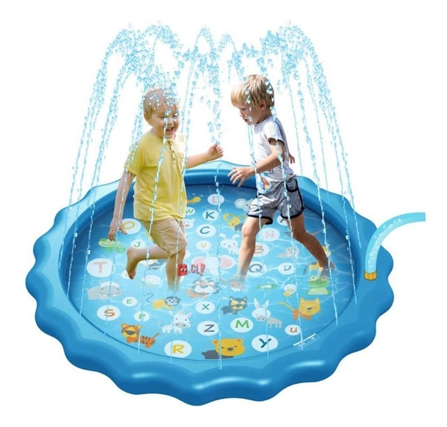 ALFOMBRA PISCINA PUNTOSTORE LETRAS CHORROS AGUA 170 CM - 3