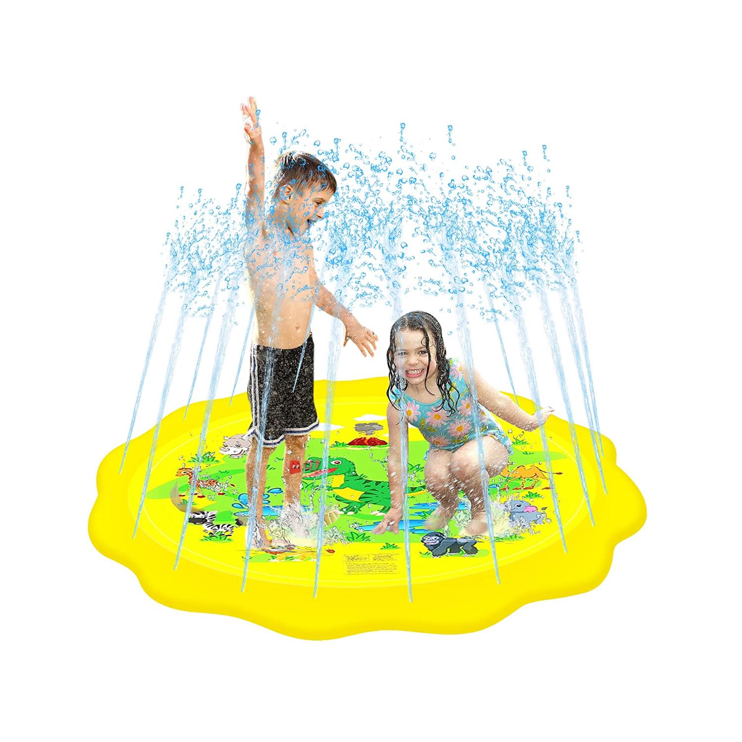 ALFOMBRA PISCINA PUNTOSTORE DINO CHORROS AGUA 170 CM - 1