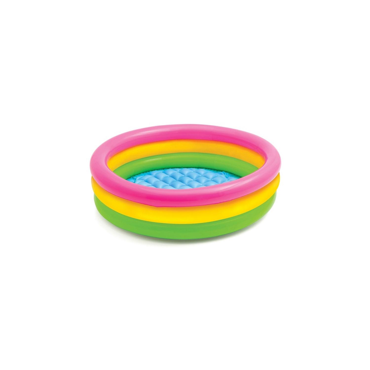PISCINA INFLABLE NIÑOS REDONDA 86CMS COLORES - PS - 1