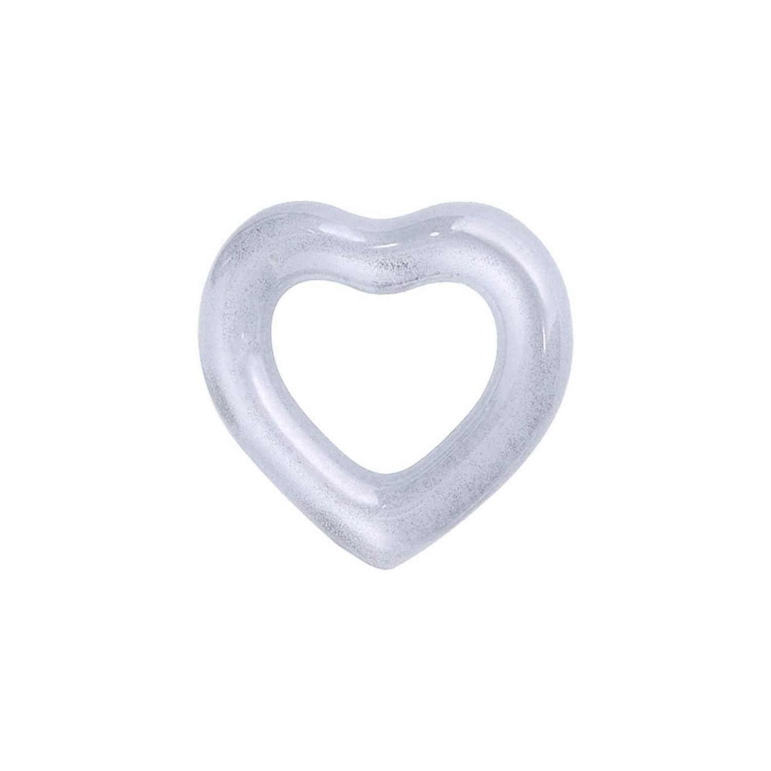 FLOTADOR CORAZÓN 90CMS PLATEADO - PS - 1