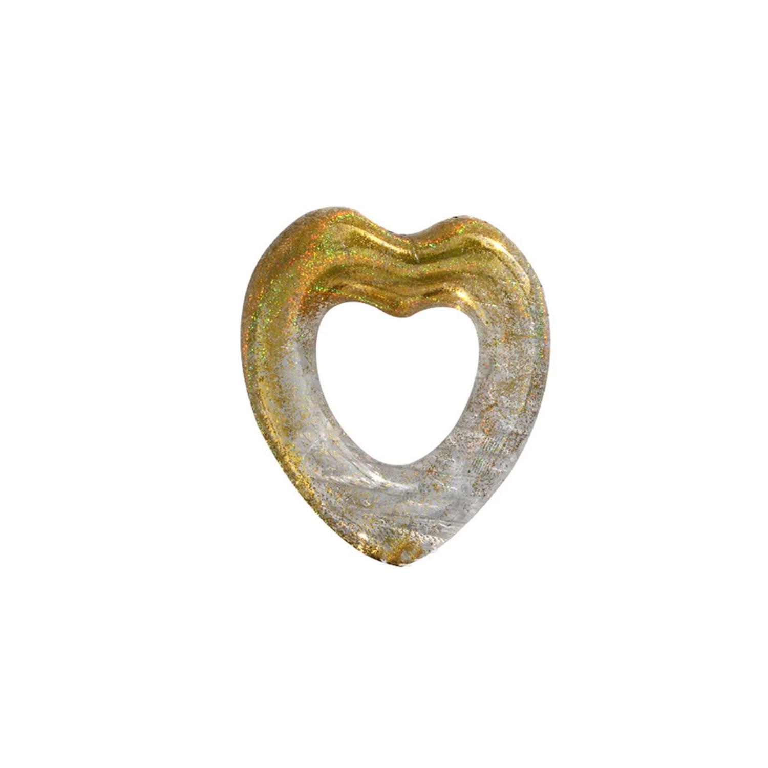 FLOTADOR CORAZÓN 90CMS DORADO - PS - 1