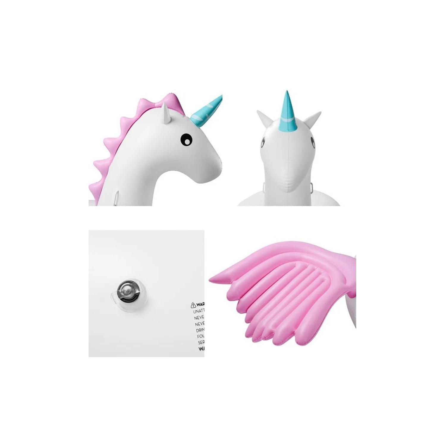FLOTADOR UNICORNIO CON ALAS INFLABLE 240CMS - PS - 3