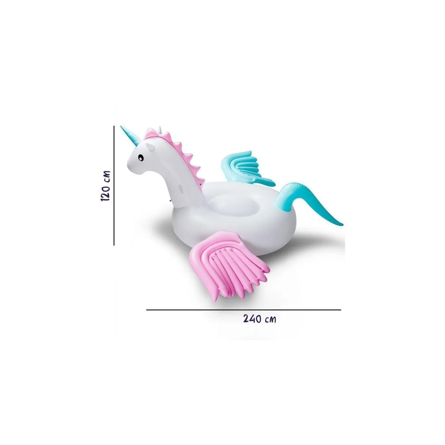 FLOTADOR UNICORNIO CON ALAS INFLABLE 240CMS - PS - 4
