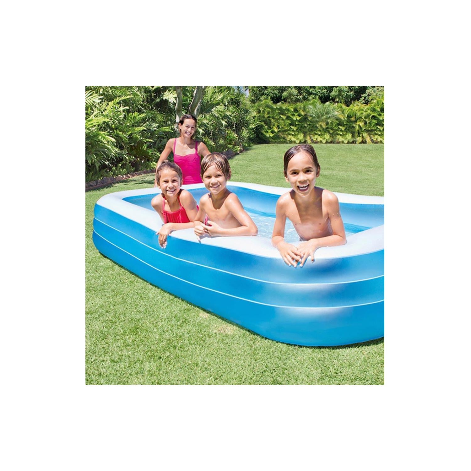 PISCINA INFLABLE RECTANGULAR 200X120X40CMS - PS - 2