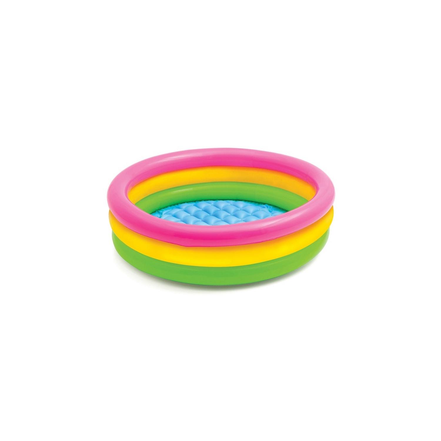 PISCINA INFLABLE NIÑOS REDONDA 150CMS COLORIDA - PS - 1